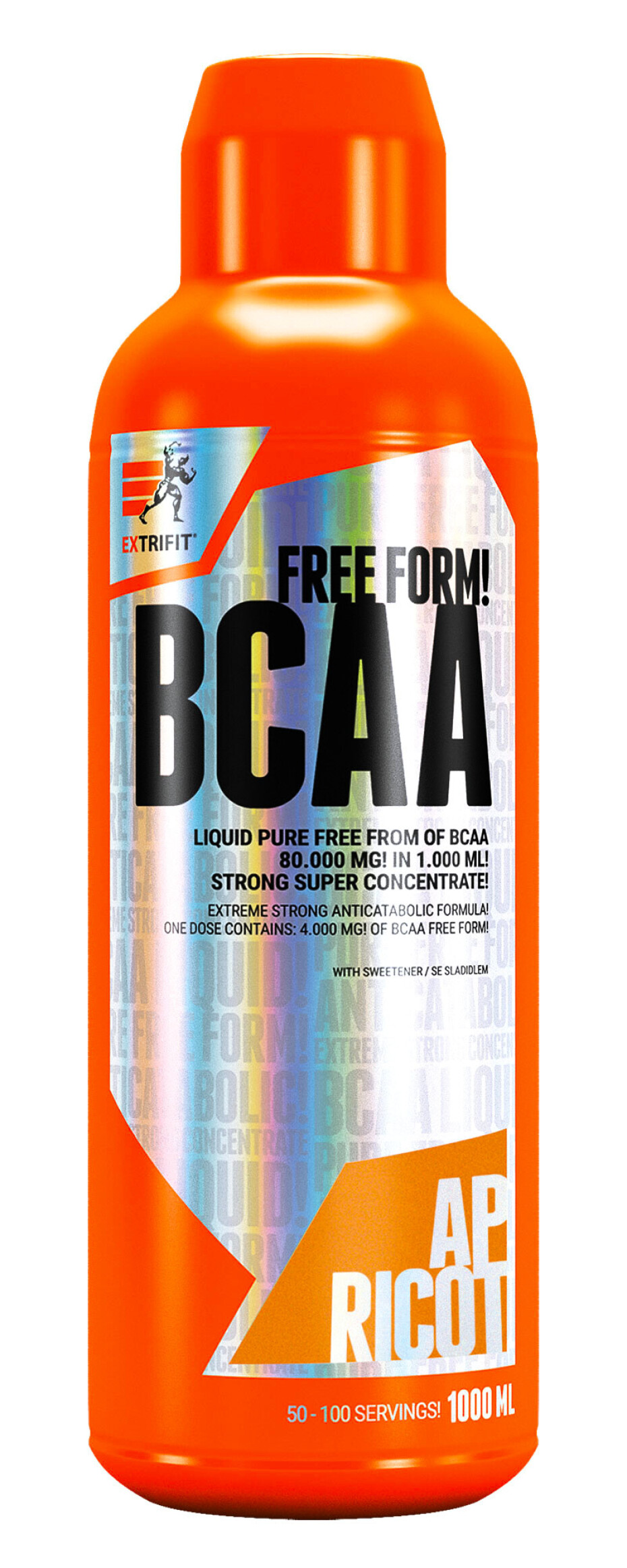 Extrifit BCAA Liquid FreeForm 1000 ml meruňka - main (2)