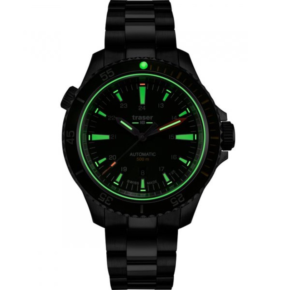 Traser P67 Diver Automatic Green Set ocel a pryž - main (3)