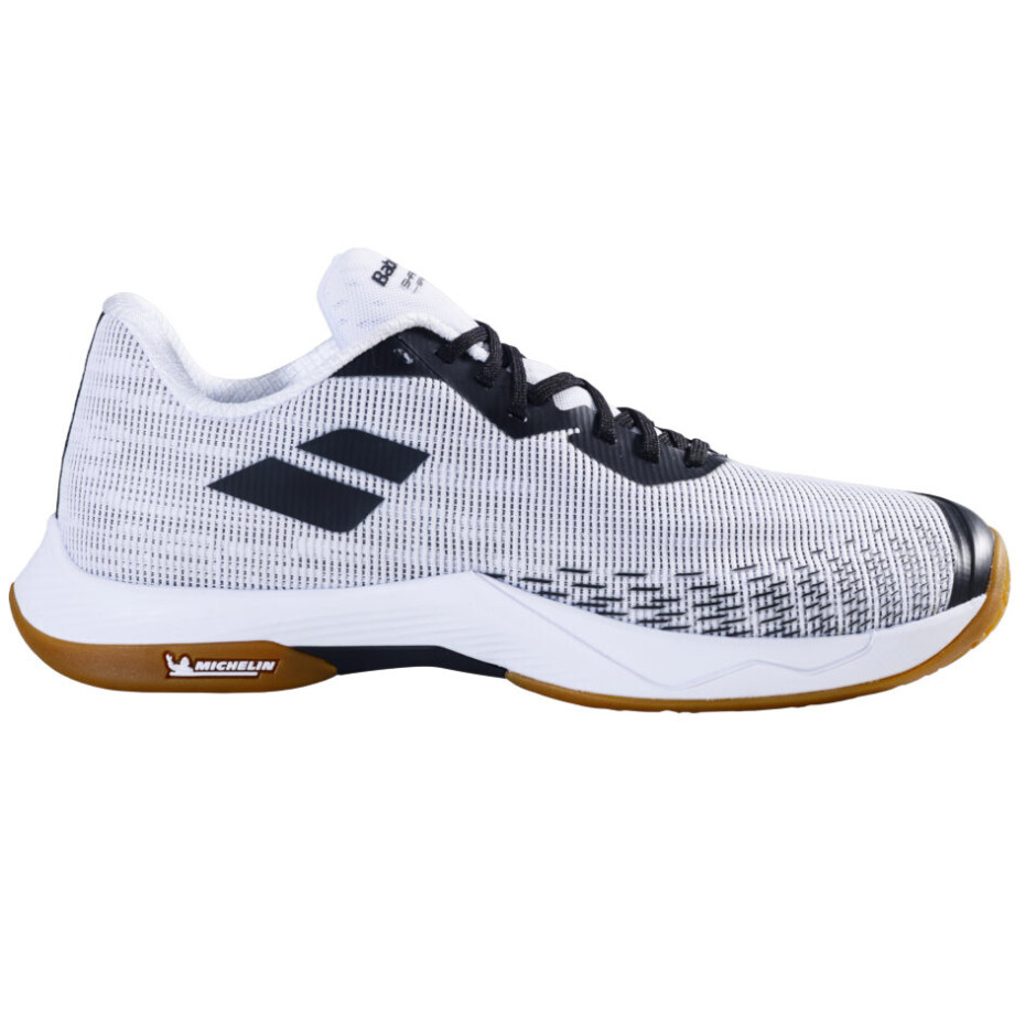 Pánská sálová obuv Babolat  Shadow Spirit 2 Men White/Black  EUR 45 - main (0)