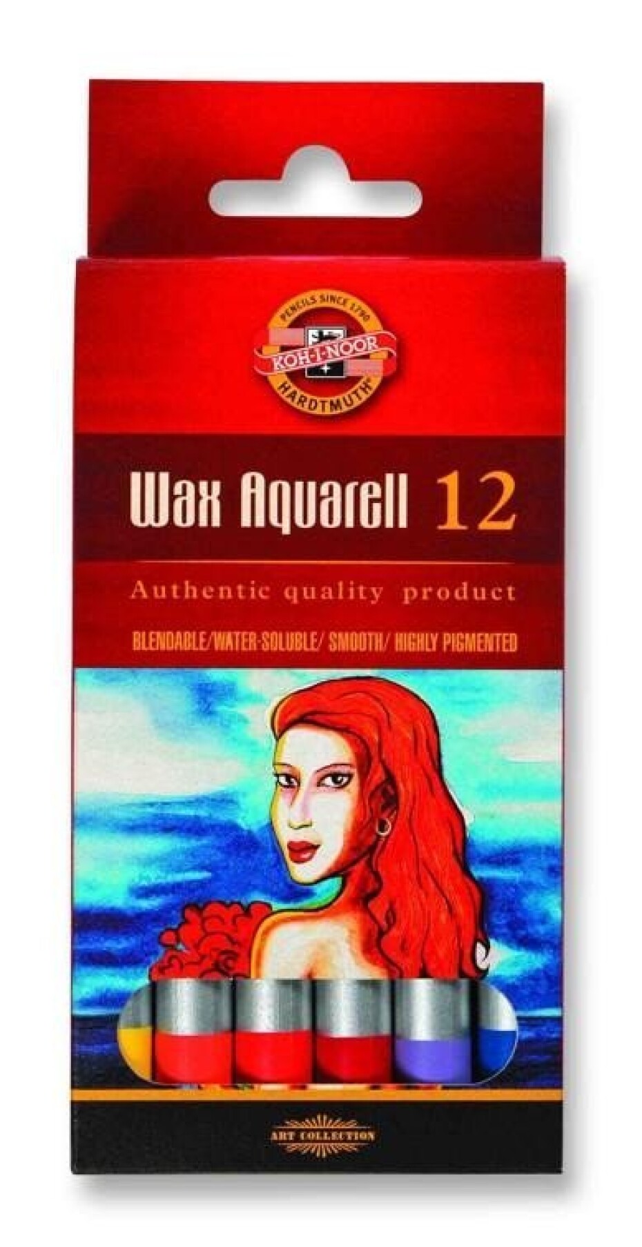 Koh-i-noor pastelky WAX AQUARELL souprava 12 ks - main (0)