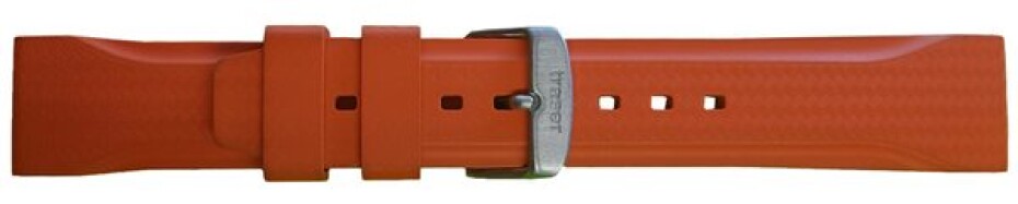 Traser řemen pryžový pro modely GunMetal - oranžový - 22 mm - main (0)
