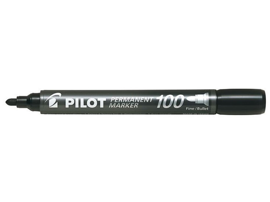 PILOT 100 Popisovač permanentní BL černá - main (0)