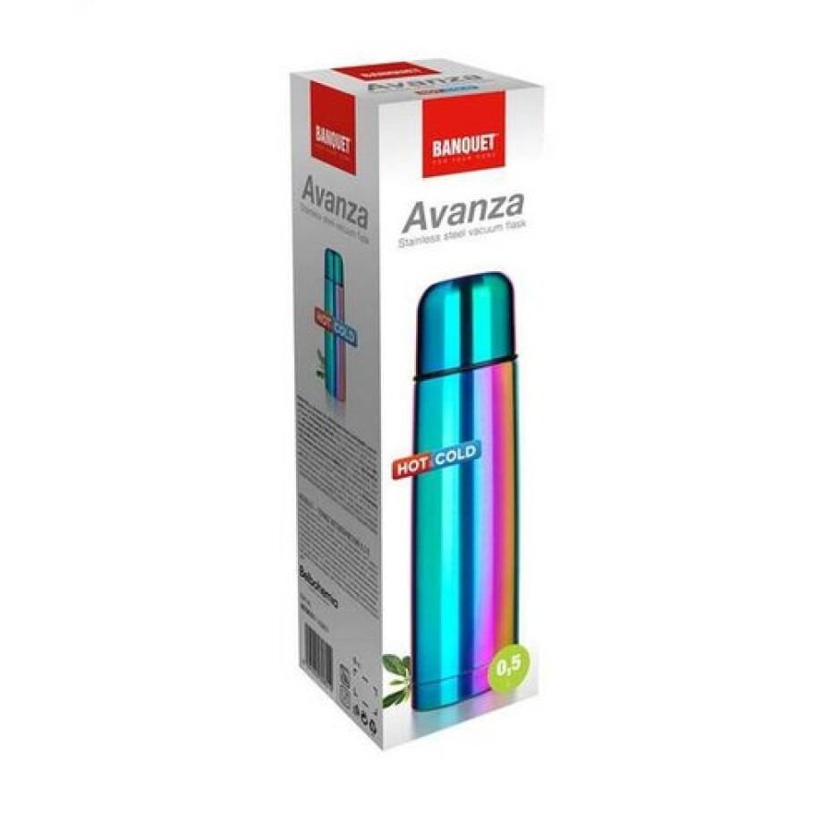 Banqeut Termoska nerezová AVANZA 0,5 l, duhová matná, 0,5 l - main (1)