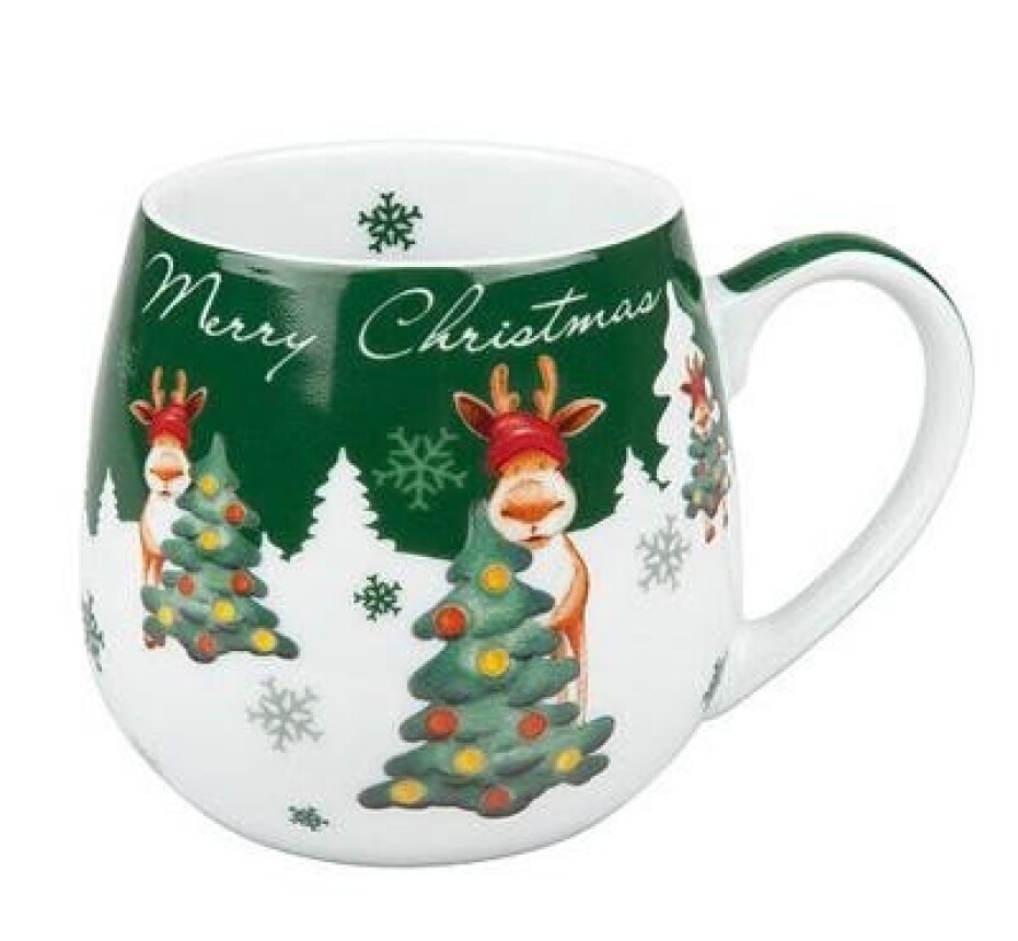 Hrnek buclák - Merry Christmas Elk 420 ml - main (0)