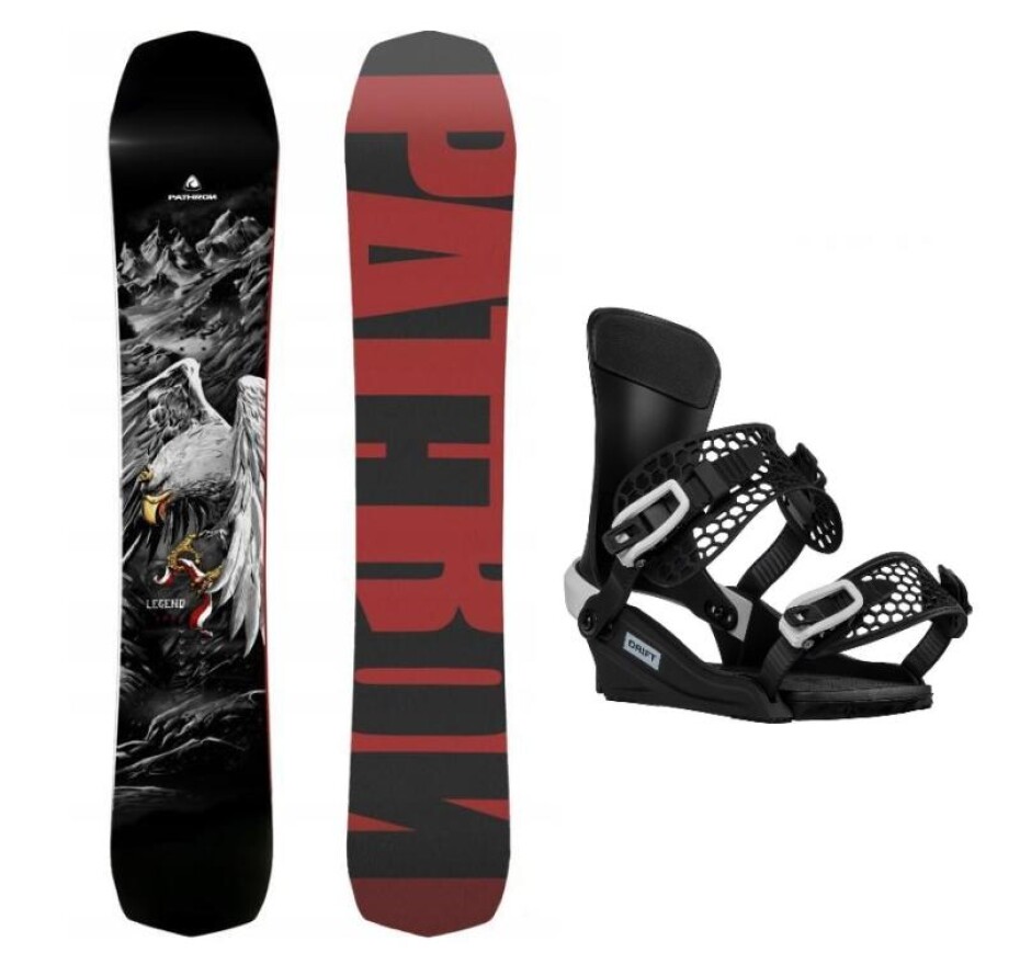 Pathron Legend 23/24 snowboard + Gravity Drift black/white vázání - main (0)