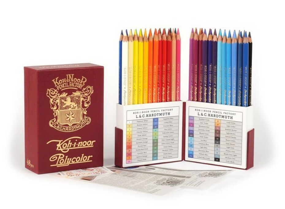 Koh-i-noor pastelky umělecké POLYCOLOR retro souprava 48 ks - main (0)
