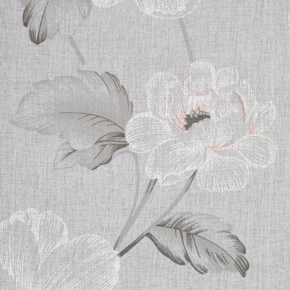 ArtFir Záclona BESSY K | bílá/růžová 140 x 250 cm - main (4)