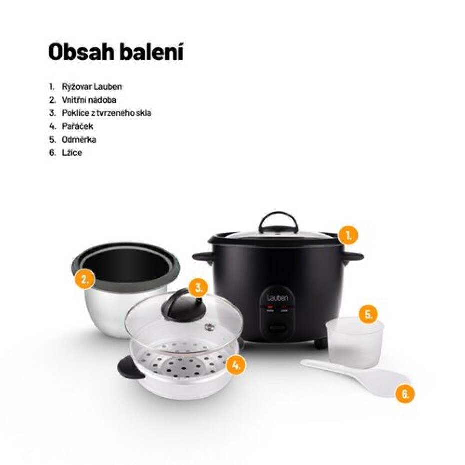 Lauben Rice Cooker 1800BC - Stylový rýžovar - main (10)