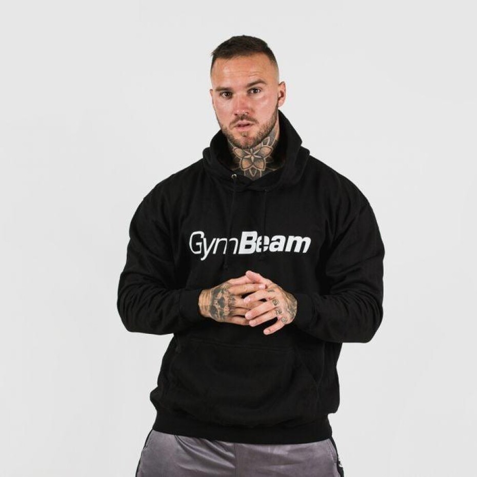 GymBeam Mikina PRO Hoodie Black - main (0)