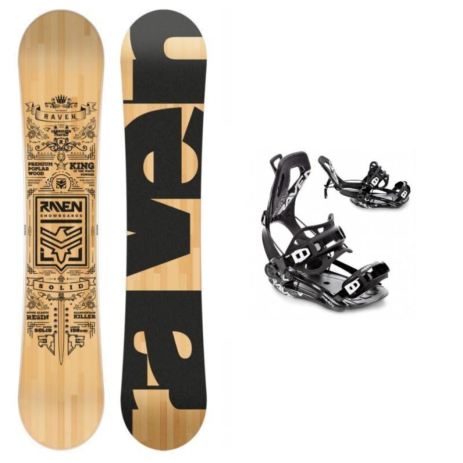 Raven Solid classic snowboard + Raven FT360 black vázání - main (0)