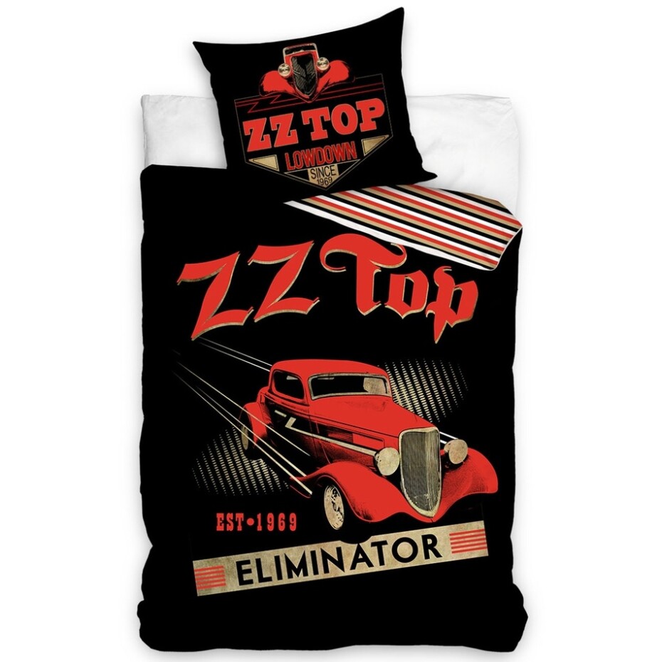 Carbotex Bavlněné povlečení ZZ Top Eliminator, 140 x 200 cm, 70 x 90 cm  - main (0)