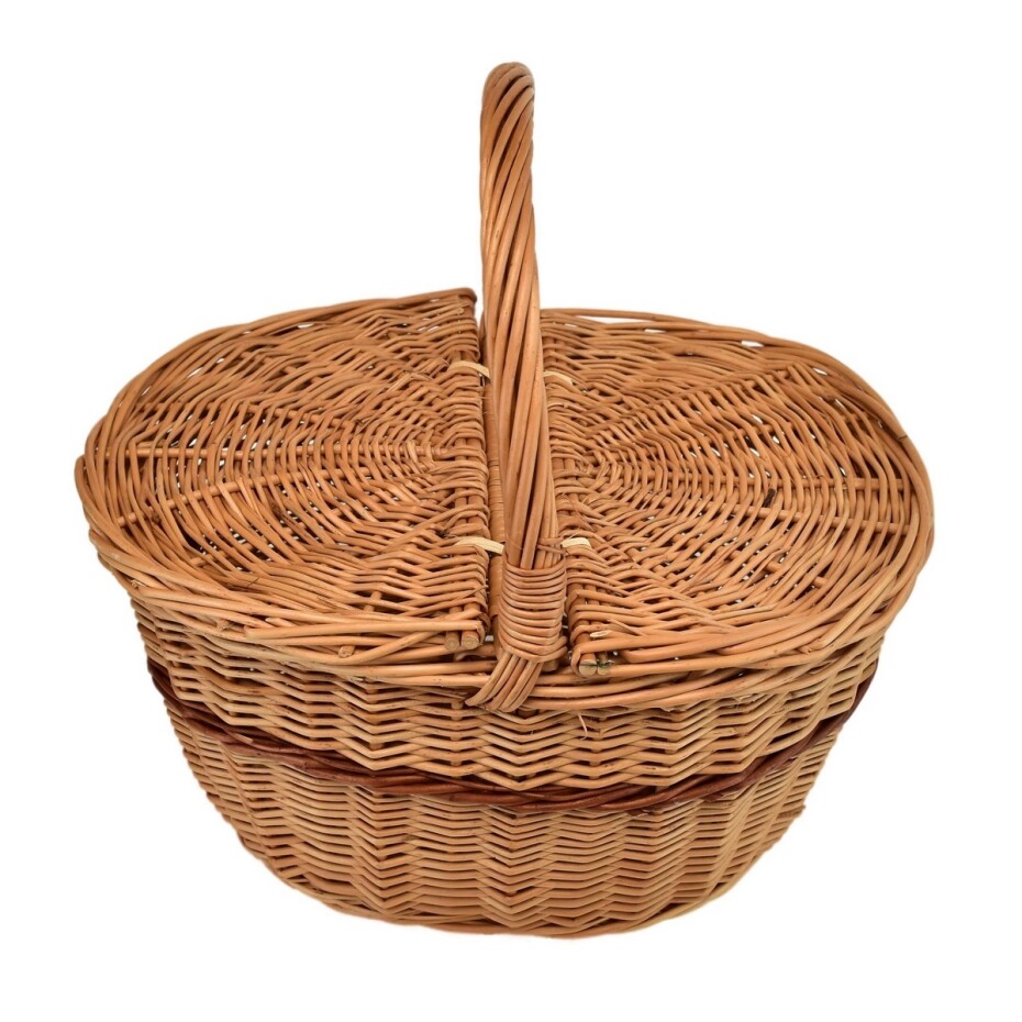 Proutěný koš Piknik ovál M, 36 x 26 cm - main (1)