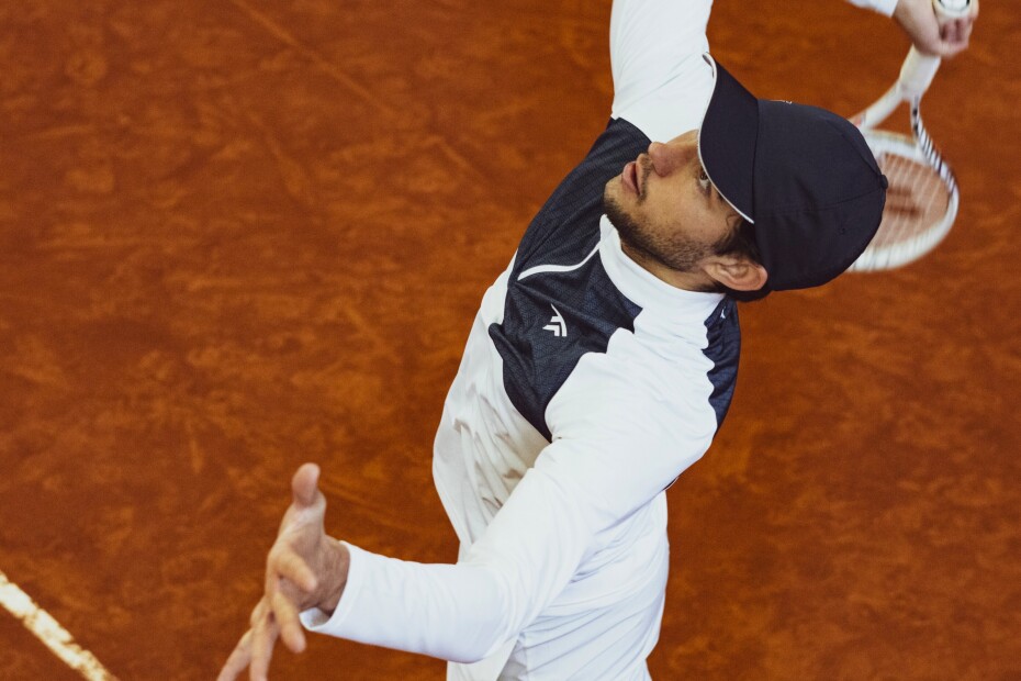 Pánská mikina Tecnifibre  Pro Thermo Zipper LS White L - main (5)