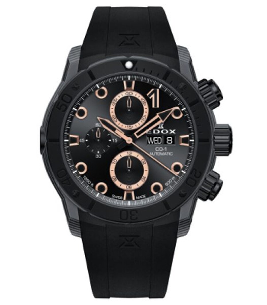 Edox CO-1 Carbon Chronograph Automatic 01125-ccn-nr - main (0)