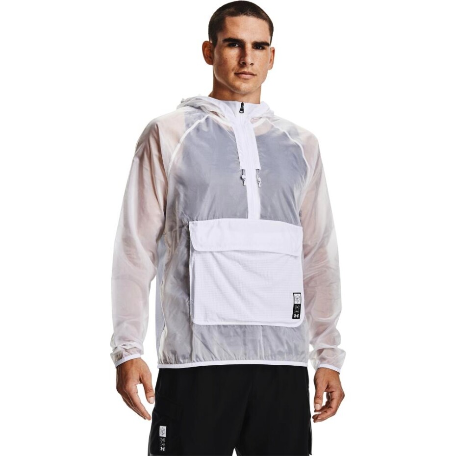 Pánská bunda Under Armour  Run Anywhere Storm Anorak-WHT XL - main (4)