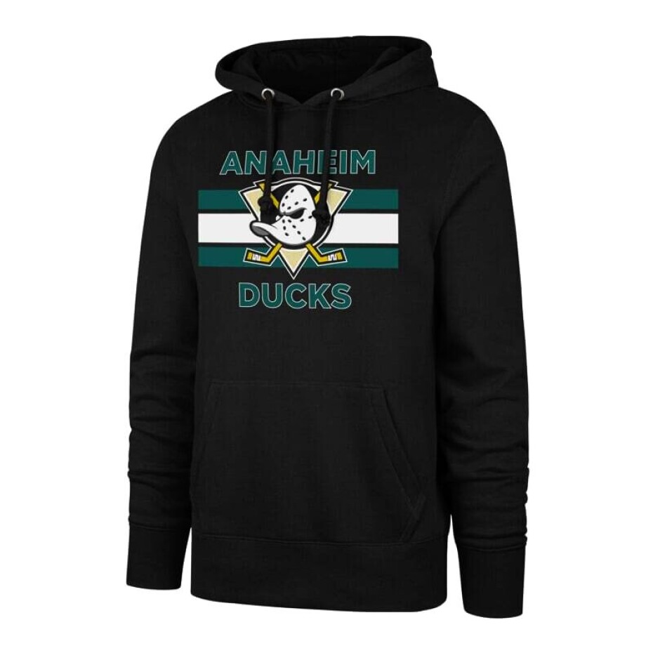 Pánská mikina 47 Brand  NHL Anaheim Ducks Imprint 47 BURNSIDE Pullover Hood - main (0)