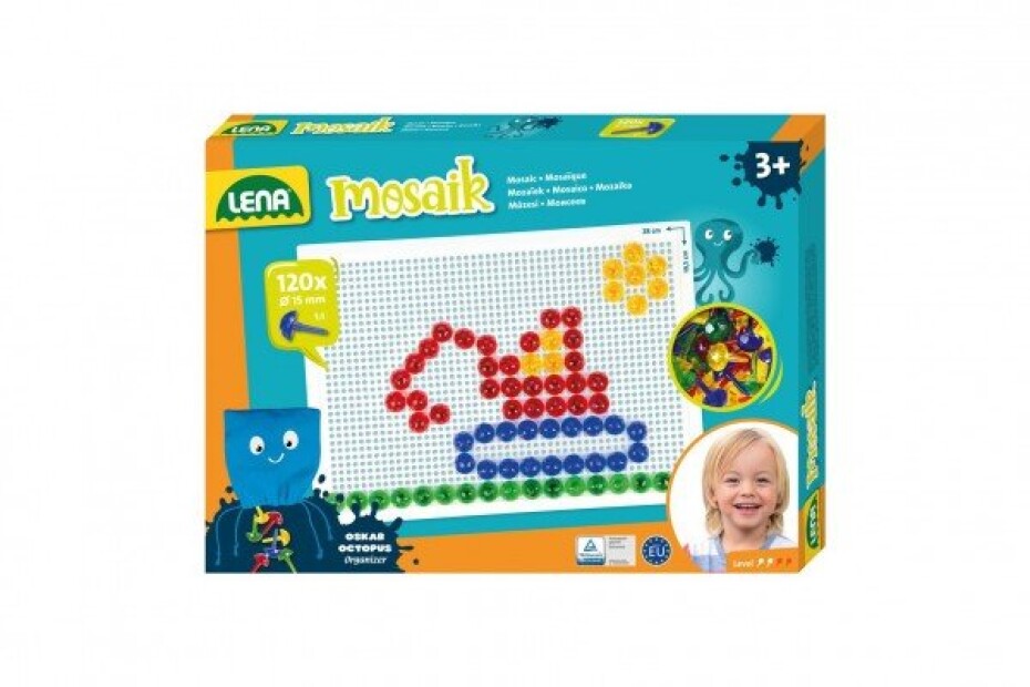 Mozaika klobouček 1,5cm krystal 120ks v krabici 33x24x3,5cm - main (0)