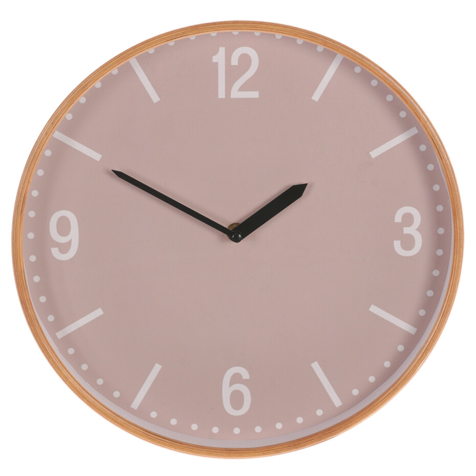 Nástěnné hodiny Simplex béžová, pr. 32 cm, MDF - main (0)
