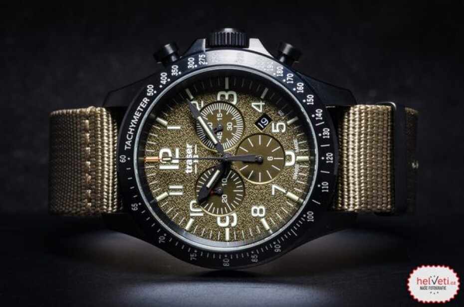 Traser P67 Officer Pro Chronograph Khaki Nato - main (4)