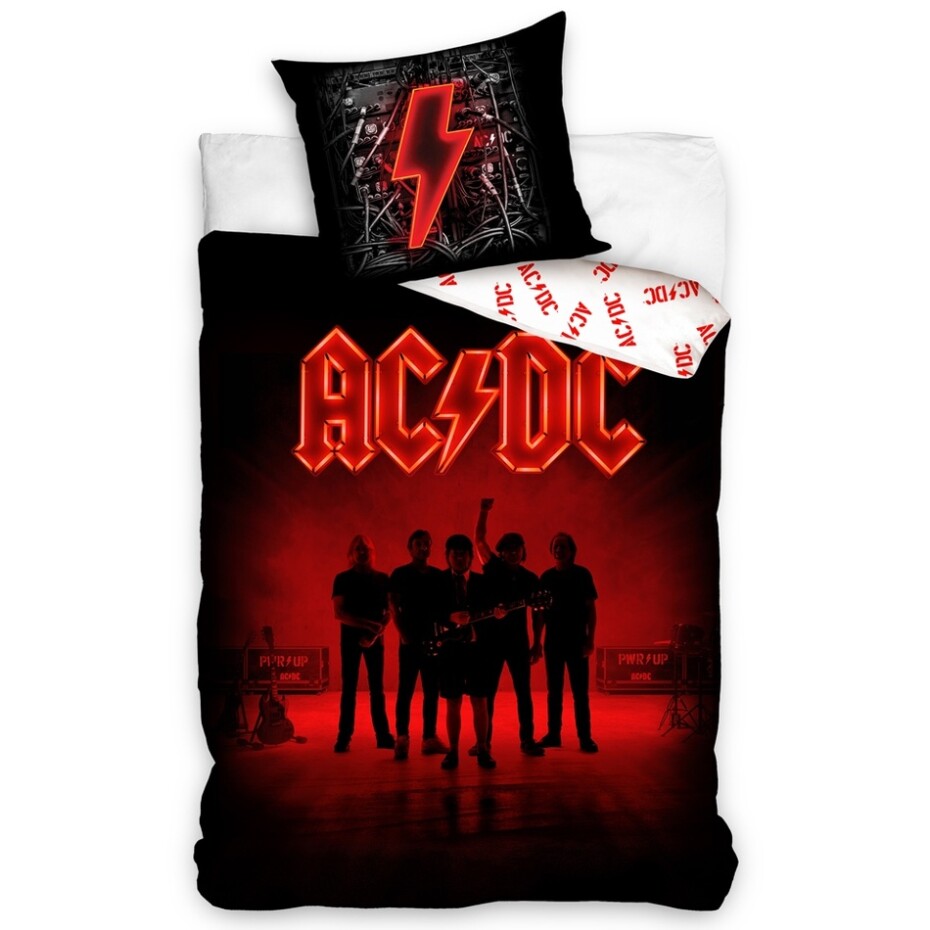 Carbotex Bavlněné povlečení AC/DC Power Up, 140 x 200 cm, 70 x 90 cm - main (0)