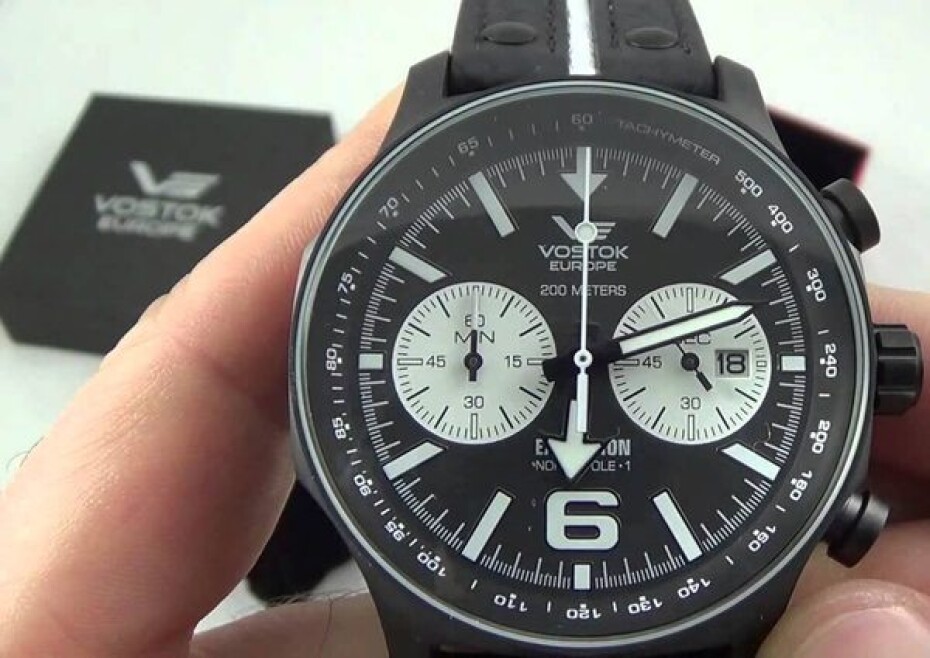 Vostok Europe Expediton North Pole-1 Chrono Line 6S21/5954199 - Kožený řemínek - main (3)