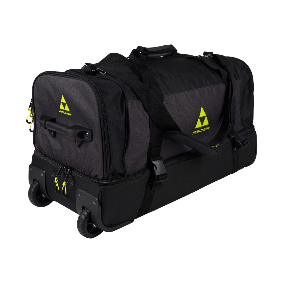 Taška pro rozhodčí Fischer  Referee/Training Wheel Bag Black/Yellow 30" Senior - main (0)