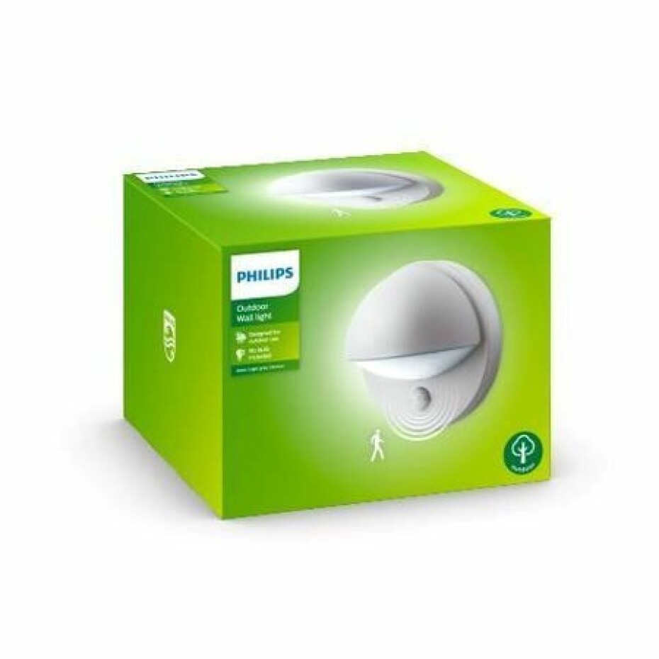 Philips 16246/87/16 June Venkovní nástěnné svítidlo s čidlem 19,5 cm, šedá - main (5)