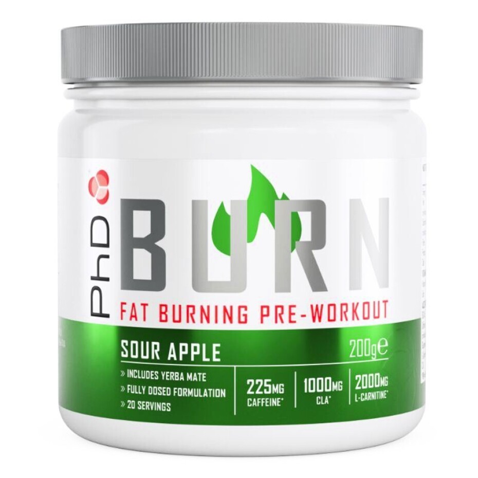 PhD Nutrition  Burn Pre-Workout 200 g citronový sorbet - main (0)