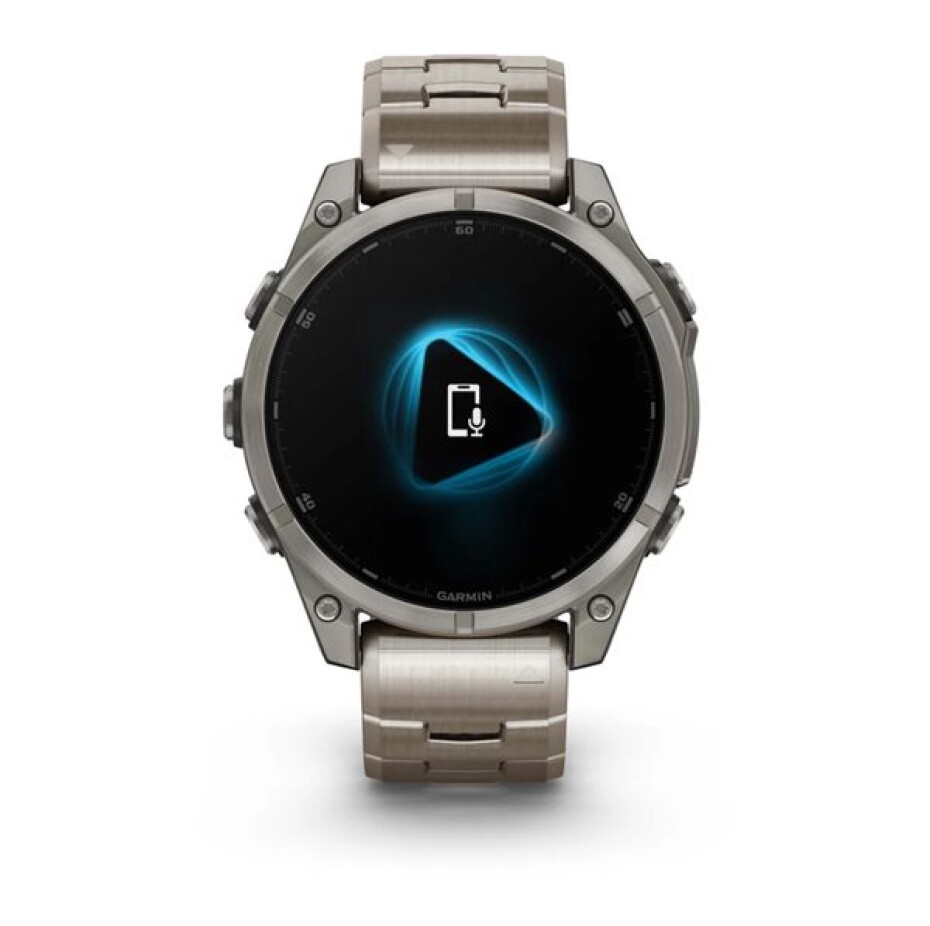 Garmin Fenix® 8 – 47 mm, AMOLED Sapphire, Titanium, Odvětrávaný titanový náramek 010-02904-40 - main (2)