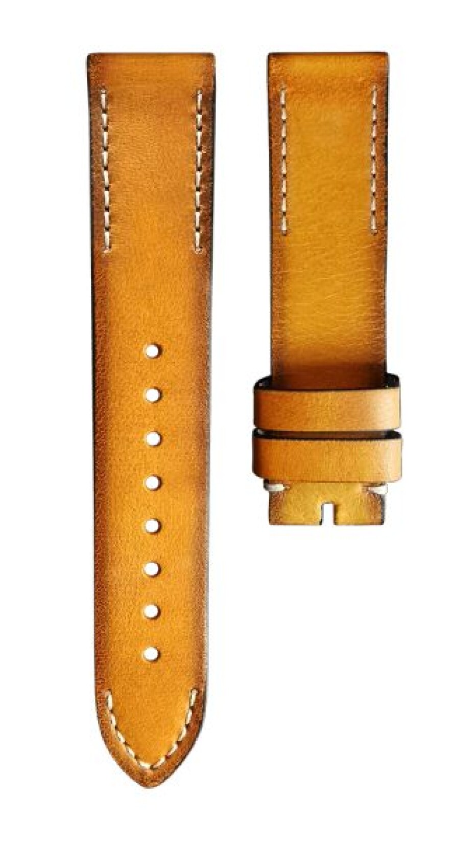 Kožený řemínek Biatec | Medový vintage - 20 mm - Bez spony - main (2)
