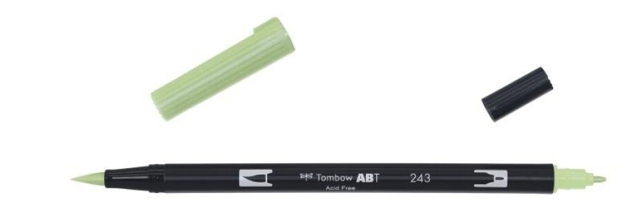 Tombow Oboustranný štětcový fix ABT - mint - main (0)