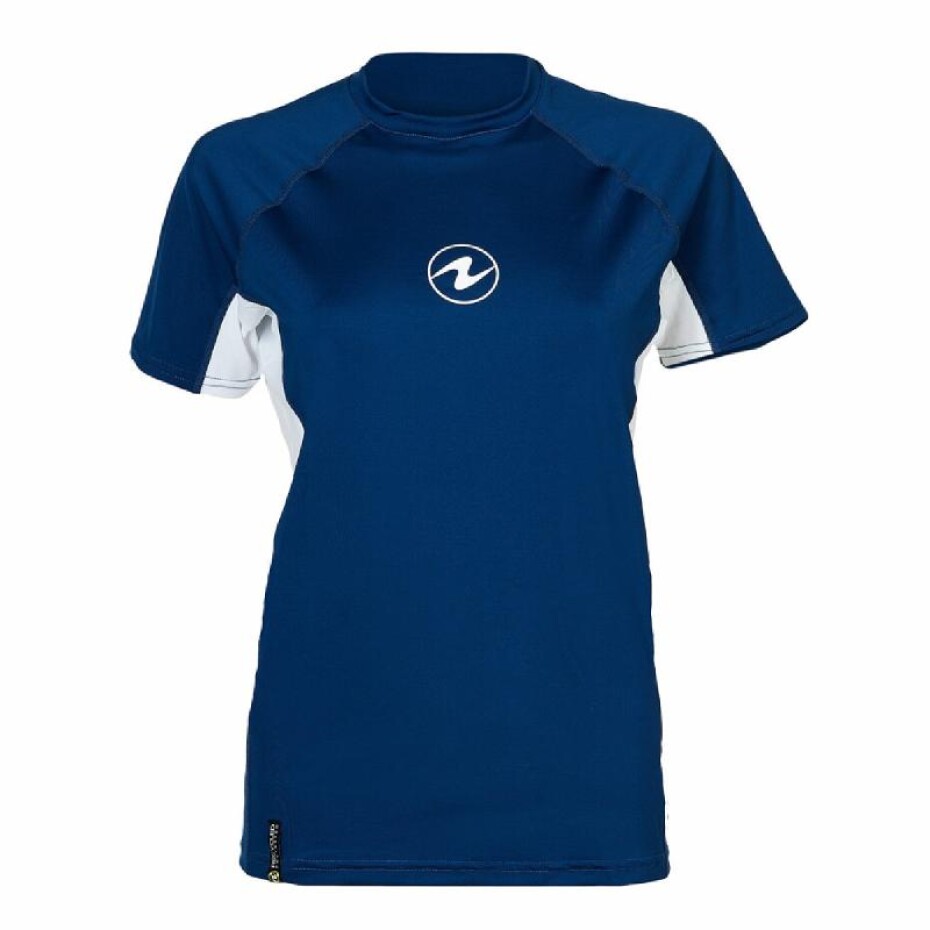 Aqualung Dámské lycrové triko Aqua Lung LOOSE FIT modrá/bílá - main (0)