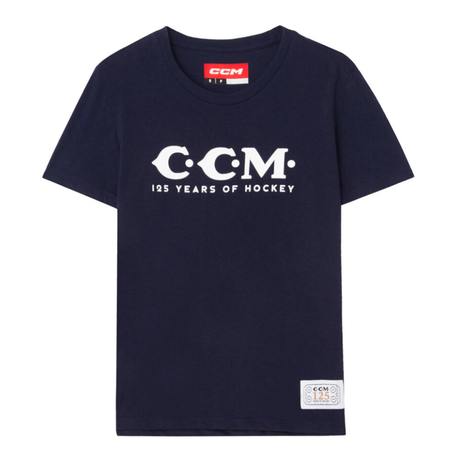 Dámské tričko CCM 125 Anniversary SS Tee Navy L - main (0)