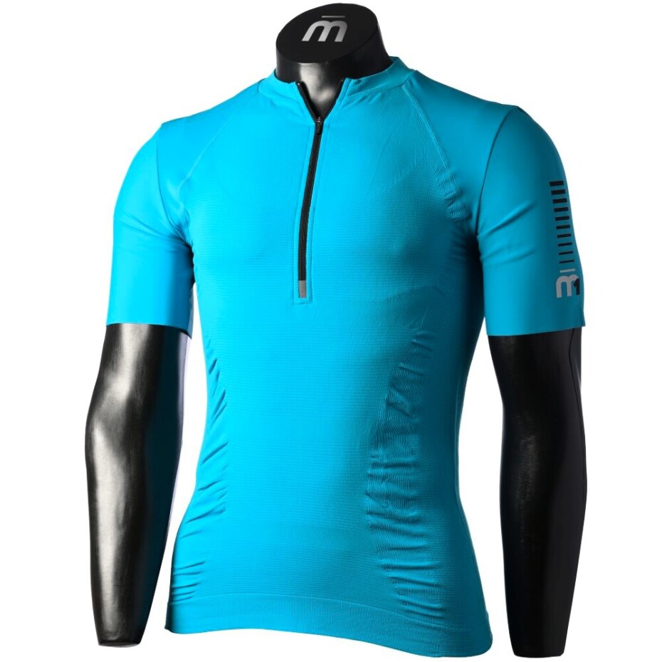 Pánské tričko Mico M1 Trail Zip Neck Jewel III - main (0)