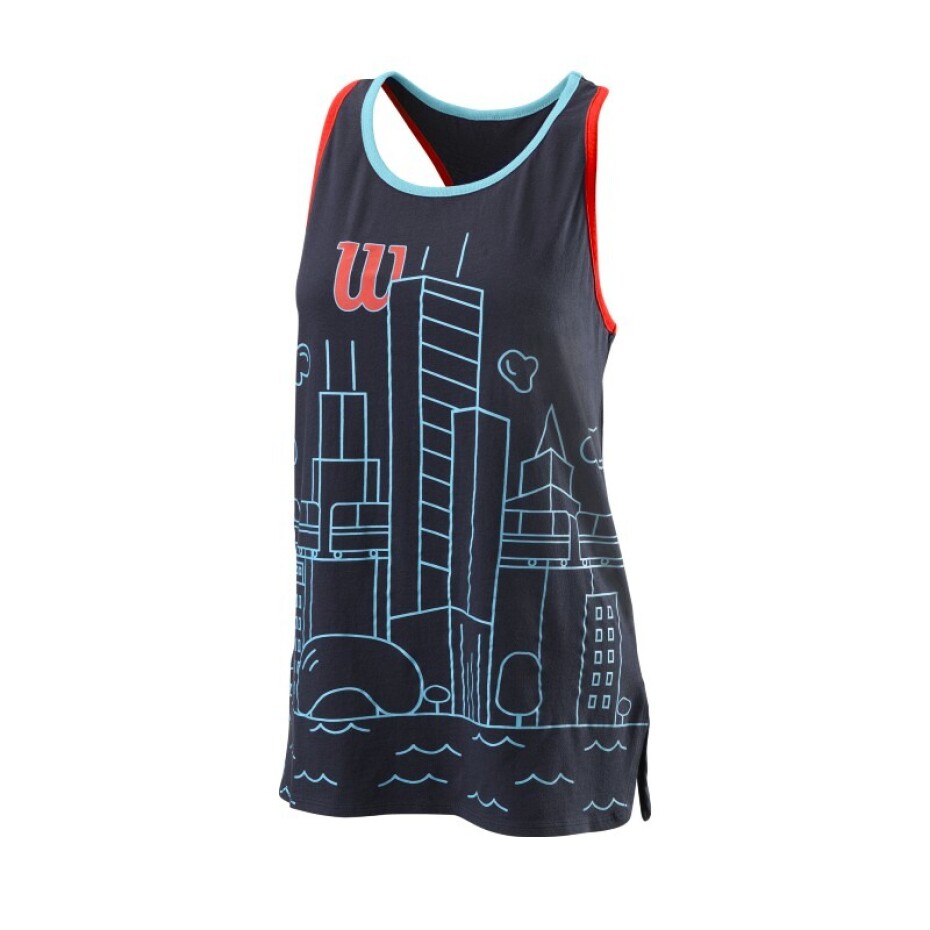 Dámské tílko Wilson  Chi Cotton Tank Outer Space XS - main (0)