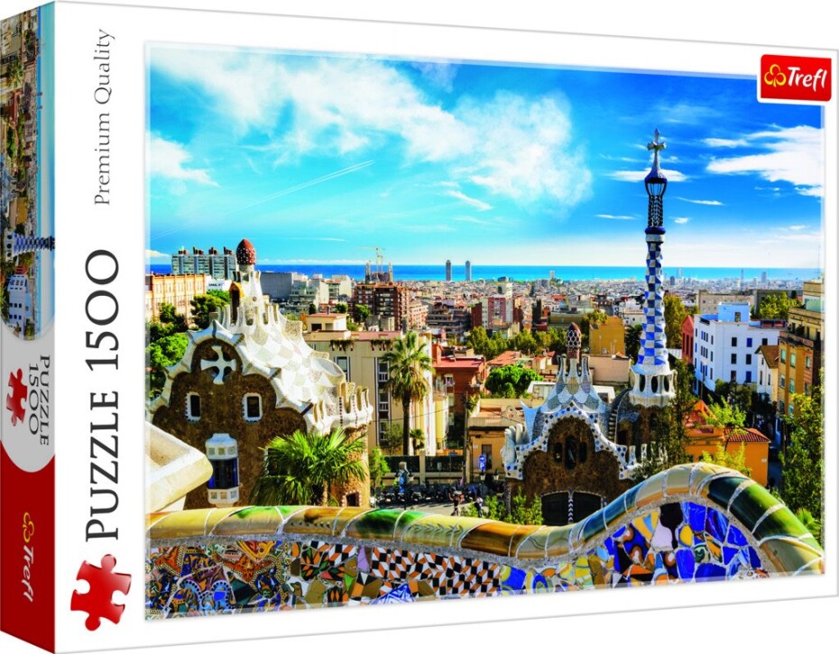 Trefl Puzzle Park Güell, Barcelona / 1500 dílků - Trefl - main (0)