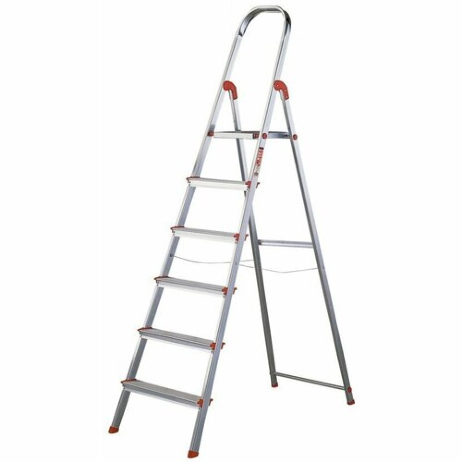 Rolser Hliníkové schůdky pro profesionální použití Unica, 6 stupňů, 6 stupňů - main (0)