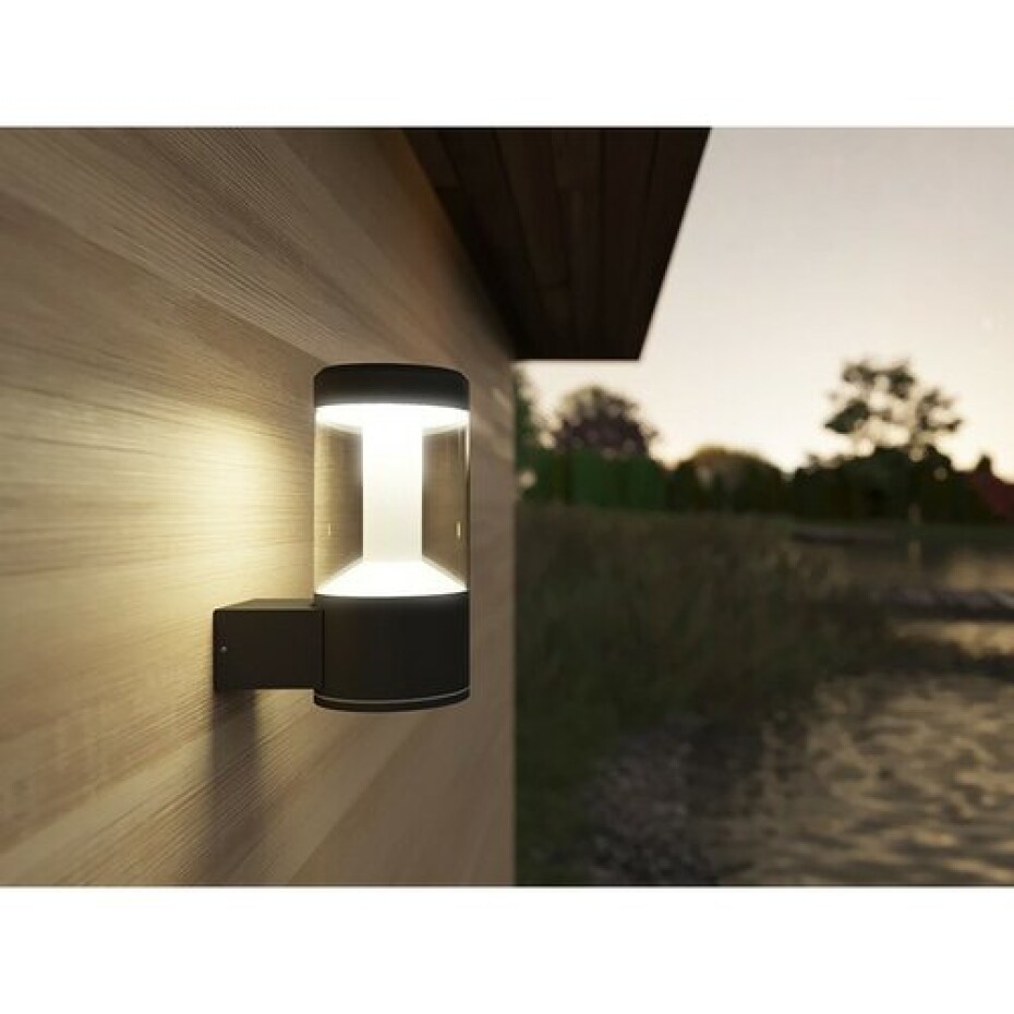 Panlux Venkovní nástěnné LED svítidlo Bella N antracit, 9 W - main (1)