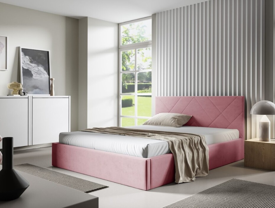 ArtPK Manželská postel LUCY 05 | 160 x 200 cm Barva: Trinity 02 - main (12)