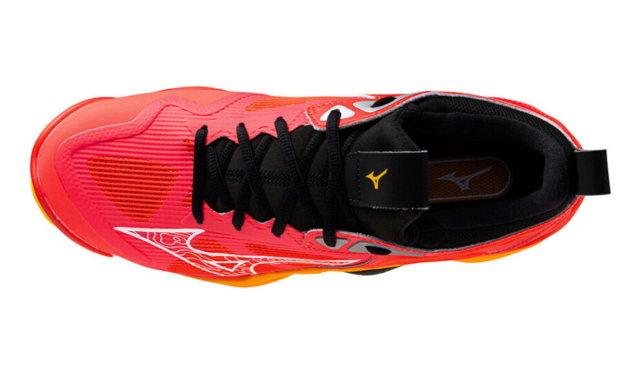 Pánská sálová obuv Mizuno  WAVE MOMENTUM 3 Radiant Red/White/Carrot Curl   EUR 51 - main (3)