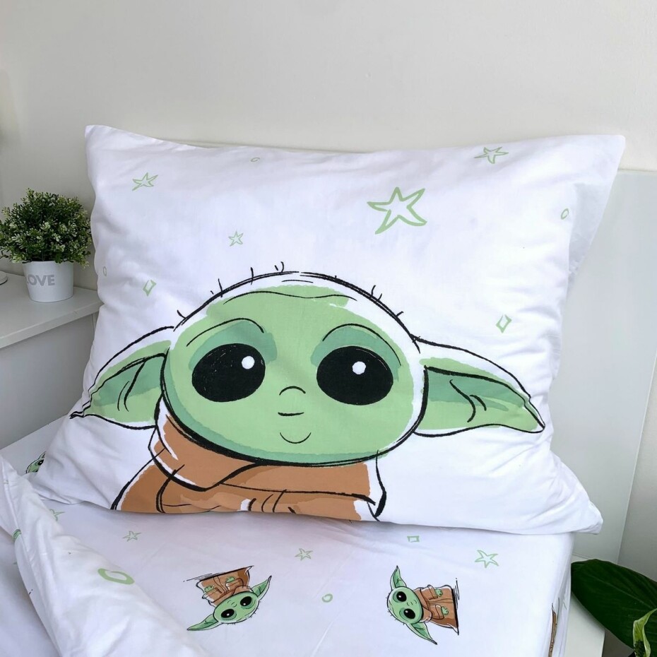 Jerry Fabrics Bavlněné povlečení Star Wars Baby Yoda, 140 x 200 cm, 70 x 90 cm - main (2)