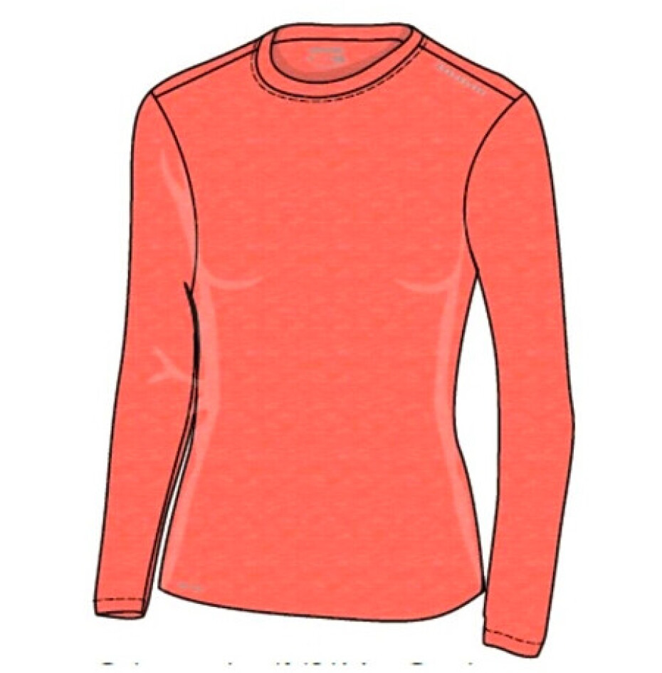 Dámské tričko Endurance  Sustainable X1 Elite LS Tee Salmon 34 - main (2)