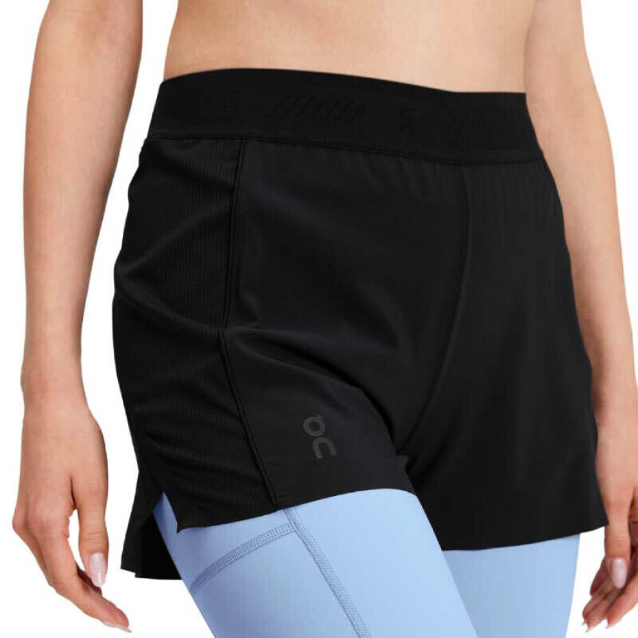 Dámské šortky On  Active Shorts Black/Stratosphere M - main (3)