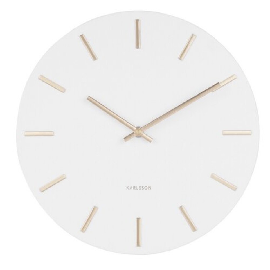 Karlsson 5821WH Designové nástěnné hodiny  pr. 30 cm - main (0)