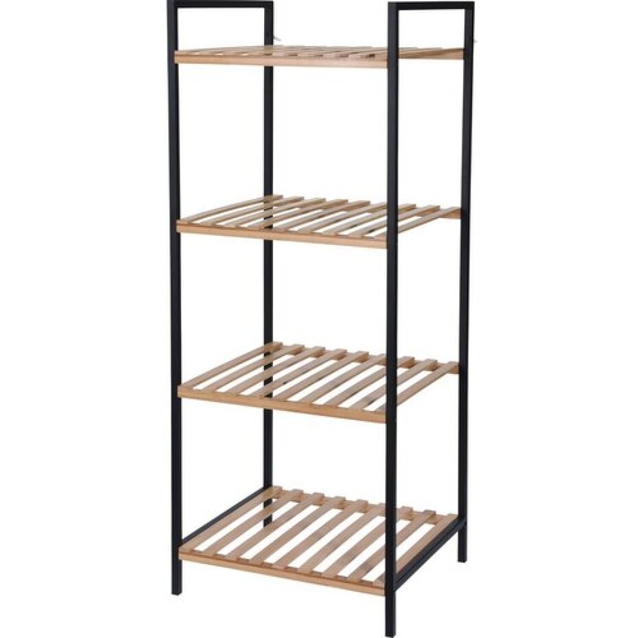 Koupelnový regál Tromso, 4 police, 38 x 95 x 32,5 cm - main (0)
