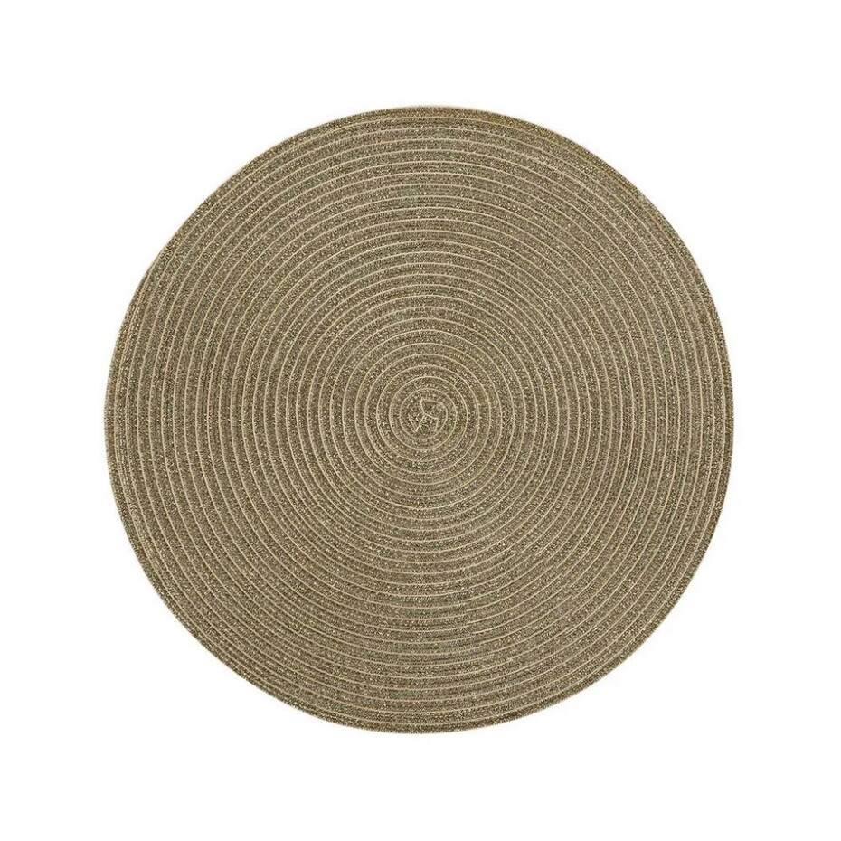 Altom Prostírání Straw zlatá, pr. 38 cm, sada 4 ks - main (0)