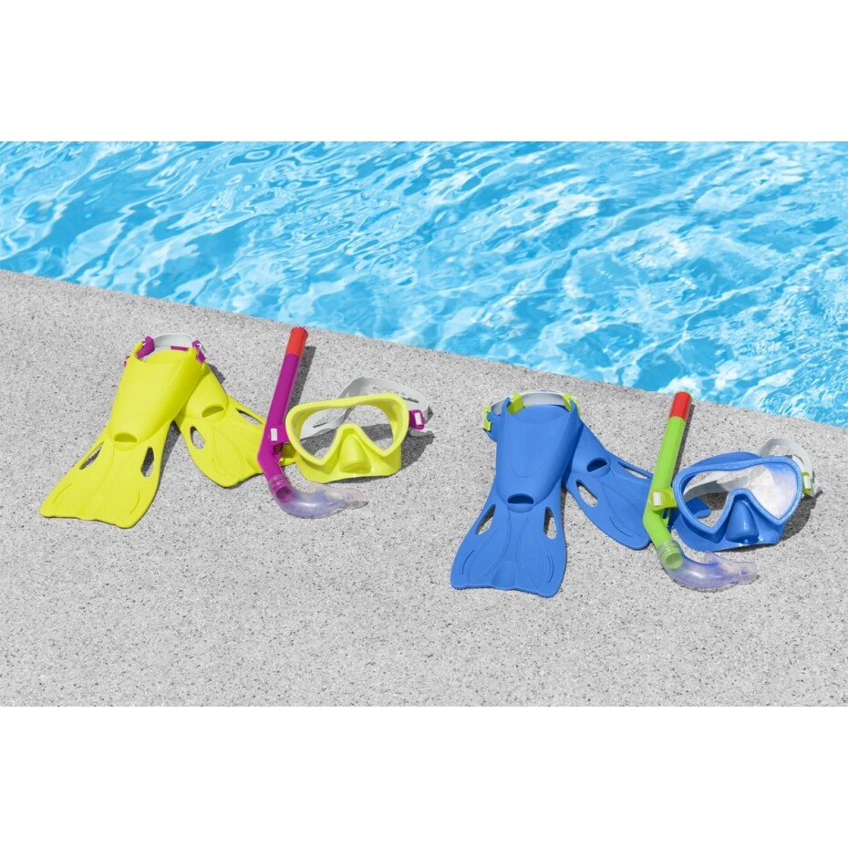 Bestway Šnorchlovací set Lil Flapper- ploutve, brýle, šnorchl, modrá - main (12)