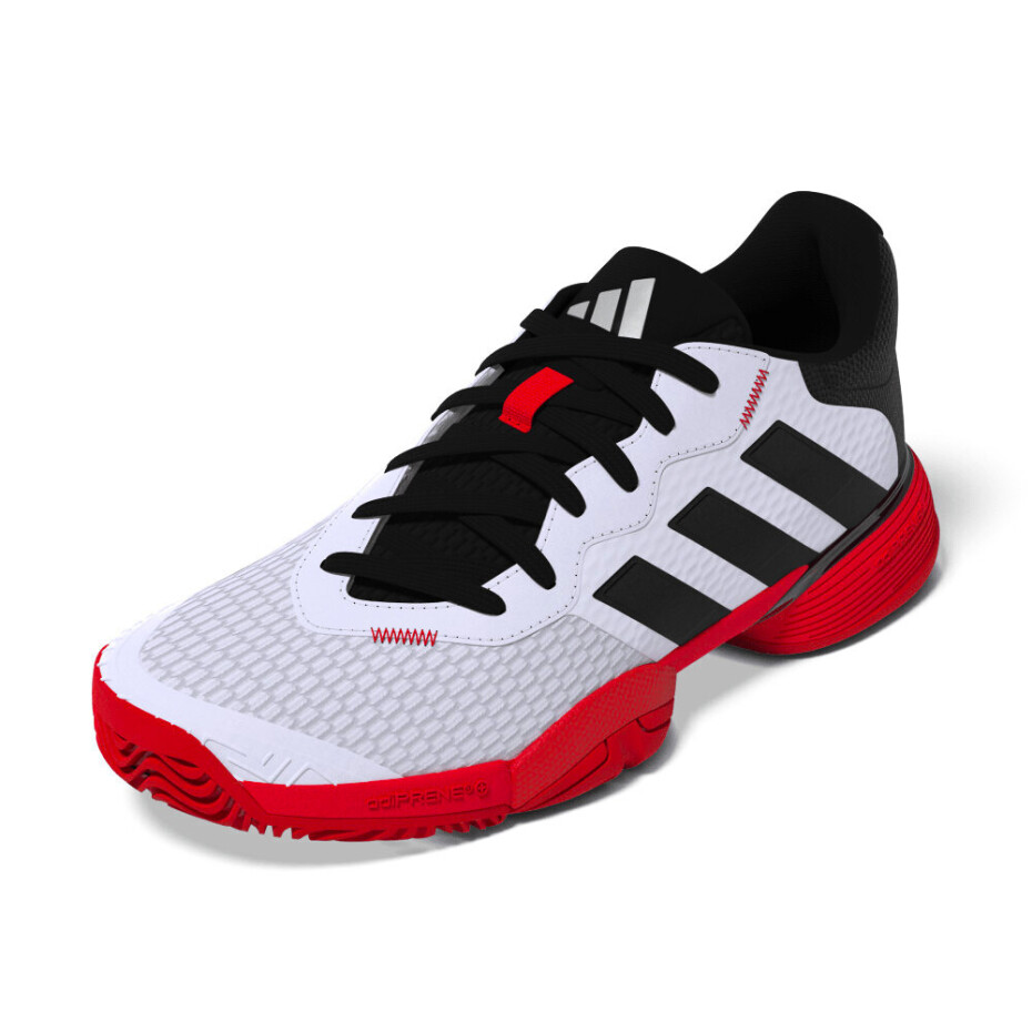 Dětská tenisová obuv adidas Barricade K White/Core Black  EUR 38 2/3 - main (1)