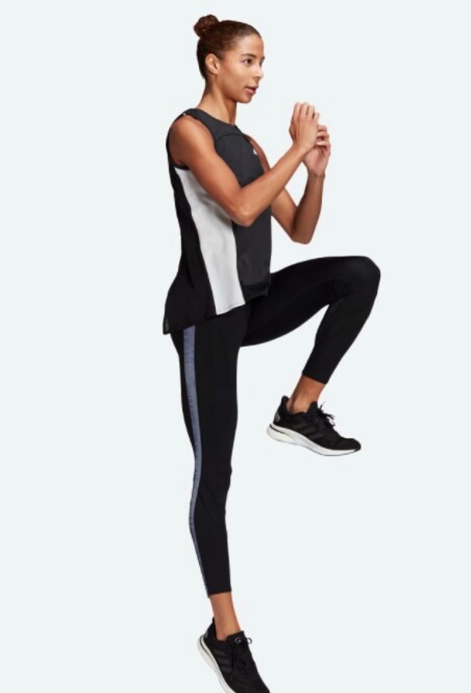 adidas Performance HEAT RDY Tank černá bílá - main (2)