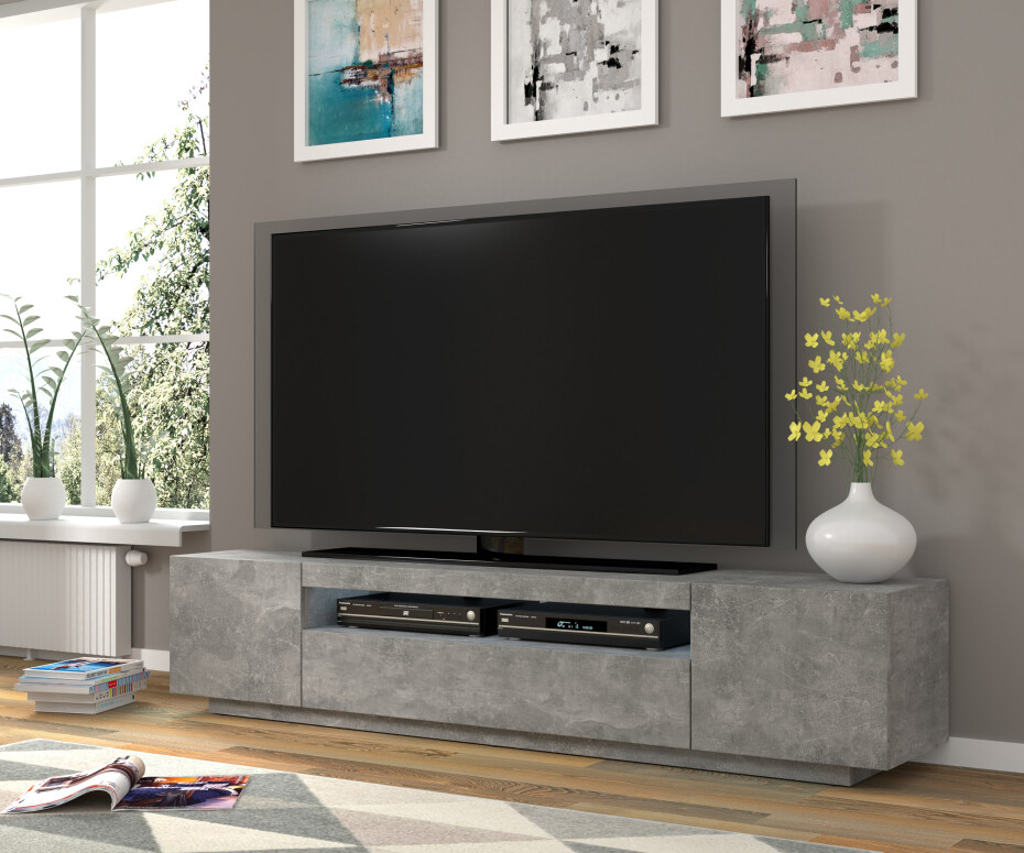 ARTBm TV stolek AURA 200 | beton - main (1)